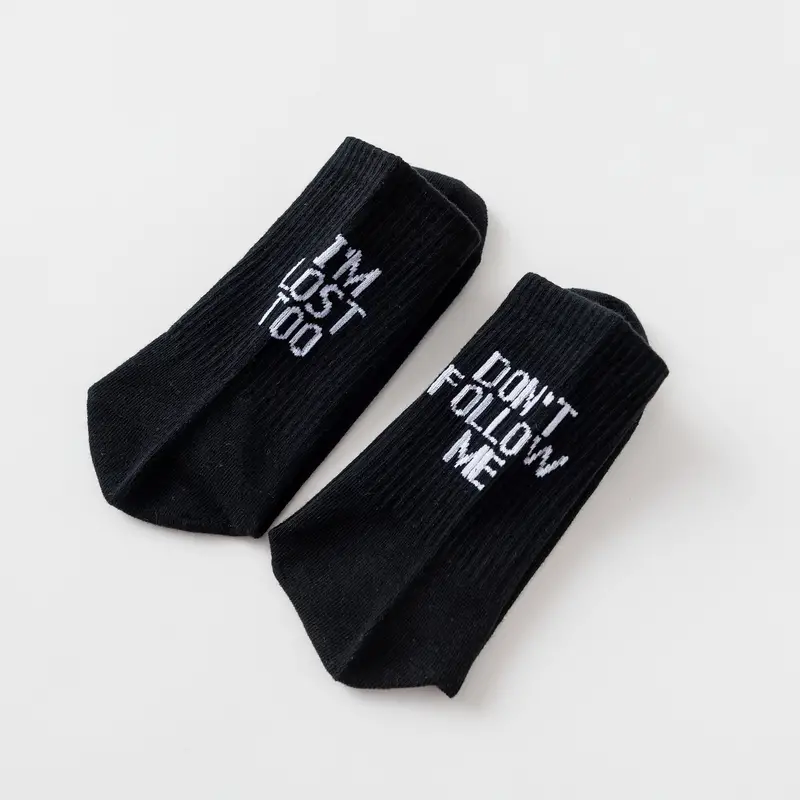 Meias “Don’t Follow Me. I’m Lost Too” 6 Meias “Don’t Follow Me. I’m Lost Too” - Image 3