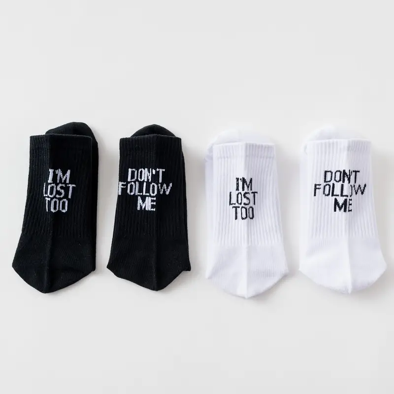 Meias “Don’t Follow Me. I’m Lost Too” 8 Meias “Don’t Follow Me. I’m Lost Too” - Image 5